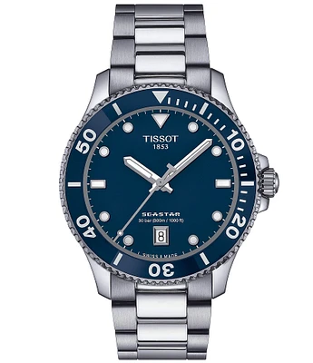 Tissot Men's Seastar 1000 Quartz Analog Stainless Steel Bracelet Watch