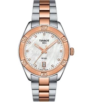 Tissot PR 100 Sport Chic Two-Tone Watch