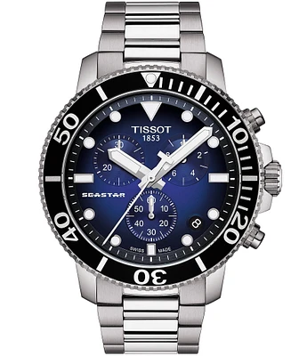 Tissot Seastar 1000 Blue Dial Chronograph Watch