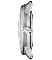 Tissot Unisex Silver Chemin Des Tourelles Powermatic 80 Automatic Stainless Steel Bracelet Watch