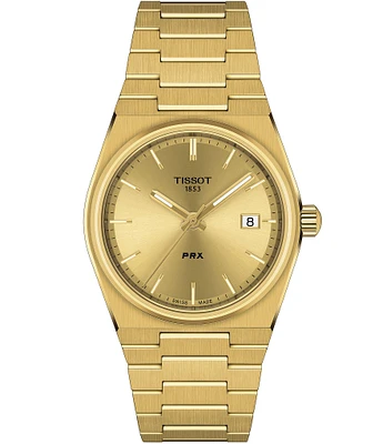 Tissot Unisex Prx Quartz Analog Gold Stainless Steel Bracelet