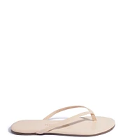 TKEES Lilly Glosses Patent Leather Thong Sandals