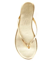 TKEES Lilly Metallics Leather Thong Sandals