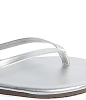 TKEES Lilly Metallics Leather Thong Sandals