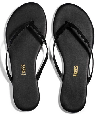 TKEES Lilly Liners Leather Thong Sandals