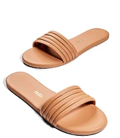 TKEES Serena Leather Slide Sandals