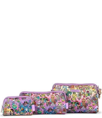 Tokidoki x JuJuBe Be Set 3-Piece Pouch Set -Toki Tiki Edition