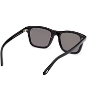 TOM FORD Men's Barron 54mm Square Polarized Sunglasses