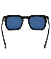 TOM FORD Men's Dax 48mm Square Polarized Sunglasses