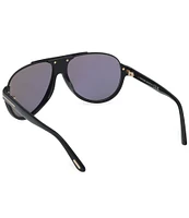 TOM FORD Men's Dimitry 59mm Aviator Polarized Sunglasses