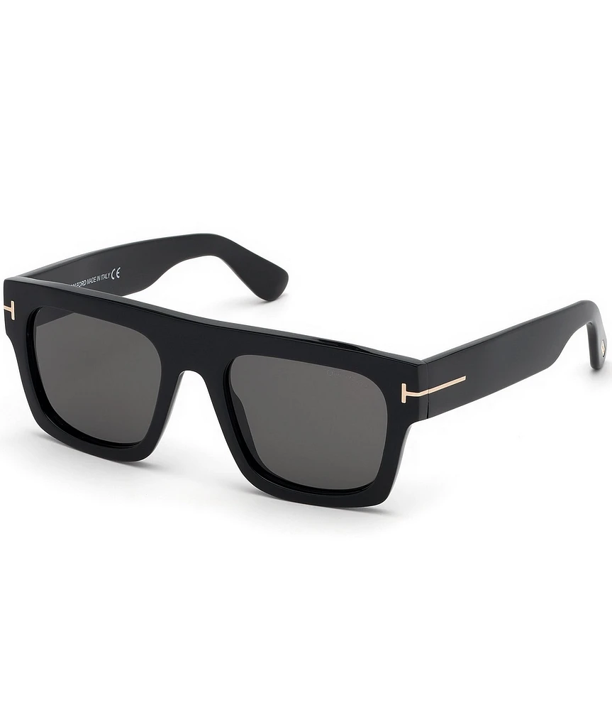 TOM FORD Men's Fausto 53mm Square Sunglasses