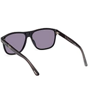 TOM FORD Men's Frances 58mm Square Polarized Sunglasses