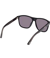 TOM FORD Men's Frances 58mm Square Polarized Sunglasses