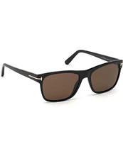 TOM FORD Men's Giulio 57mm Square Sunglasses