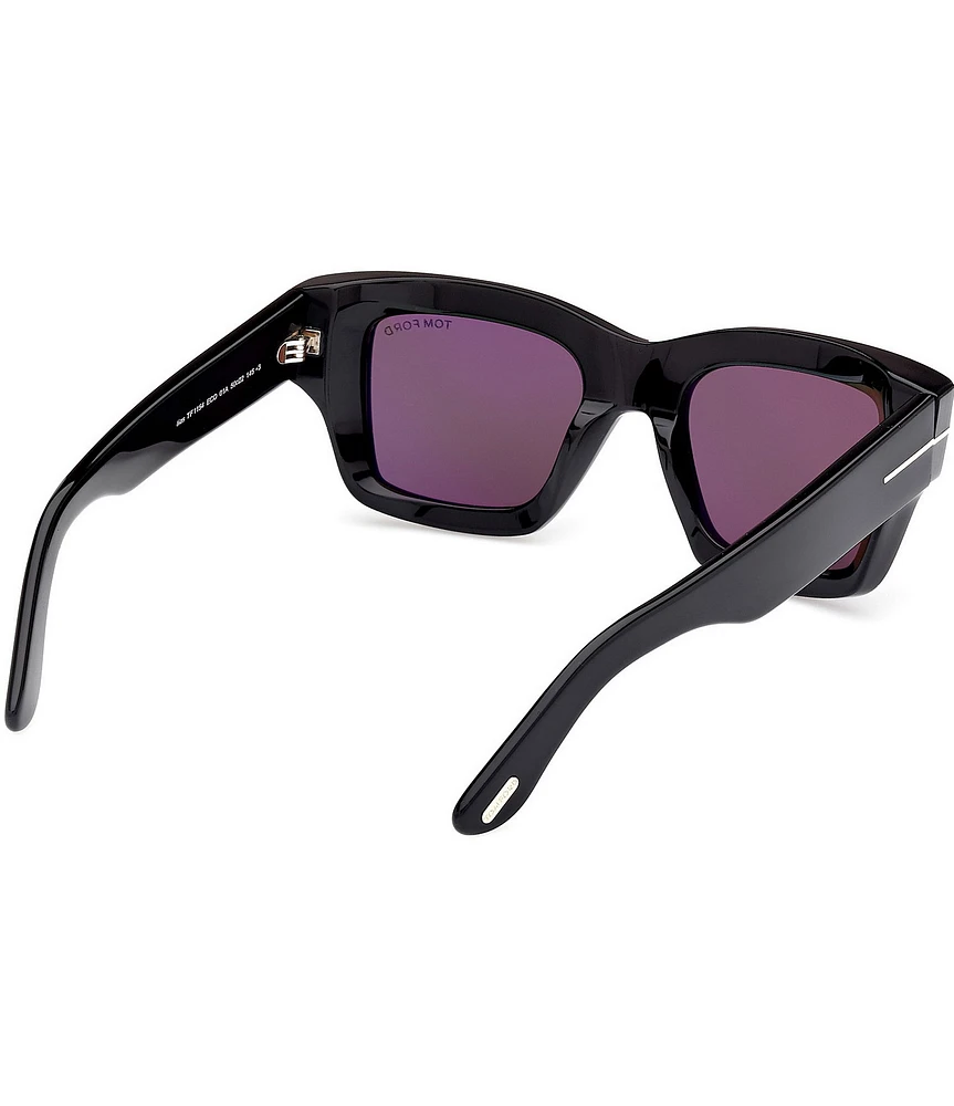 TOM FORD Men's Ilia's 50mm Square Sunglasses