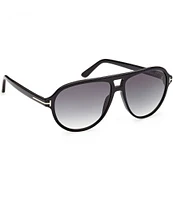 TOM FORD Men's Jeffrey 59mm Aviator Sunglasses