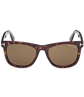 TOM FORD Men's Kevyn 52mm Tortoise Square Sunglasses