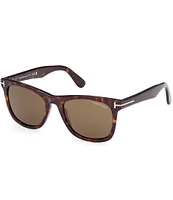 TOM FORD Men's Kevyn 52mm Tortoise Square Sunglasses