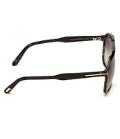 TOM FORD Men's Raoul 62mm Tortoise Navigator Sunglasses