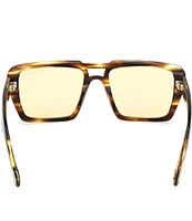 TOM FORD Men's Redford 56mm Navigator Sunglasses