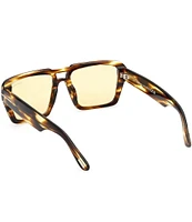 TOM FORD Men's Redford 56mm Navigator Sunglasses