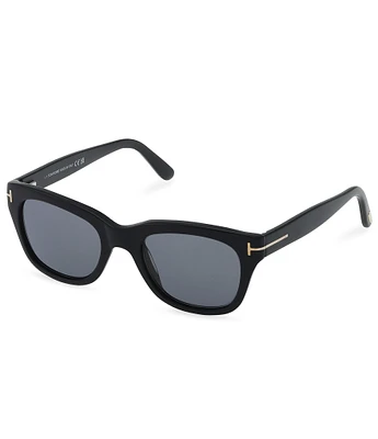 TOM FORD Men's Snowdon 52mm Square Polarized Sunglasses