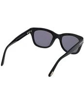 TOM FORD Men's Snowdon 52mm Square Polarized Sunglasses