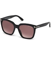 TOM FORD Women's Amarra 55mm Square Sunglasses