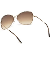 TOM FORD Women's Colette 53mm Butterfly Sunglasses