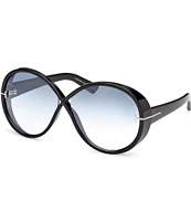 TOM FORD Women's Edie 64mm Round Sunglasses