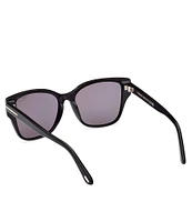 TOM FORD Women's Elsa 55mm Butterfly Polarized Sunglasses