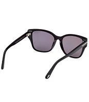 TOM FORD Women's Elsa 55mm Butterfly Polarized Sunglasses