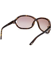 TOM FORD Women's Fernanda 68mm Tortoise Butterfly Sunglasses