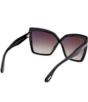 TOM FORD Women's Fiore 63mm Butterfly Sunglasses