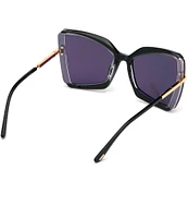 TOM FORD Women's Gia 63mm Butterfly Sunglasses