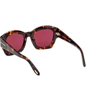 TOM FORD Women's Guilliana 52mm Tortoise Geometric Sunglasses