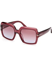 TOM FORD Women's Kaya 54mm Square Sunglasses