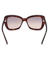 TOM FORD Women's Maeve 55mm Tortoise Butterfly Sunglasses