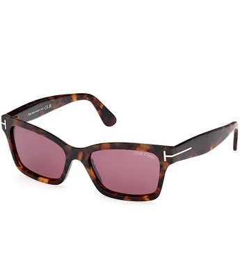 TOM FORD Women's Mikel 54mm Tortoise Square Sunglasses