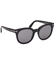 TOM FORD Women's Moria 53mm Butterfly Polarized Sunglasses