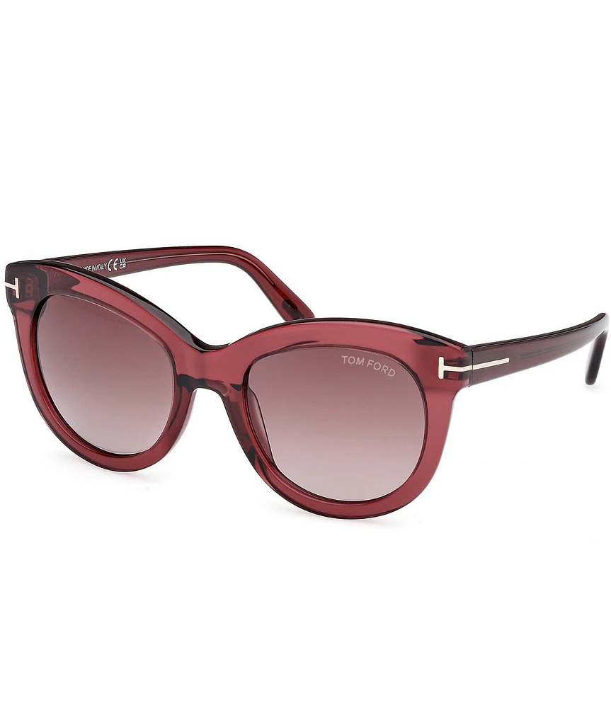 TOM FORD Women's Odette 53mm Round Gradient Sunglasses