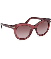 TOM FORD Women's Odette 53mm Round Gradient Sunglasses