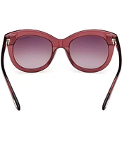 TOM FORD Women's Odette 53mm Round Gradient Sunglasses