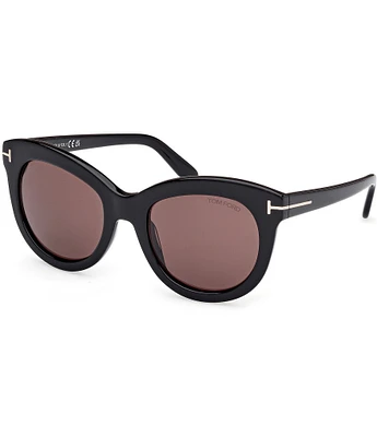 TOM FORD Women's Odette 53mm Round Sunglasses