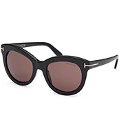 TOM FORD Women's Odette 53mm Round Sunglasses