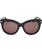 TOM FORD Women's Odette 53mm Round Sunglasses