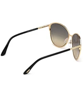 TOM FORD Women's Penelope 59mm Round Sunglasses