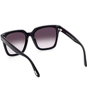 TOM FORD Women's Selby 55mm Square Sunglasses