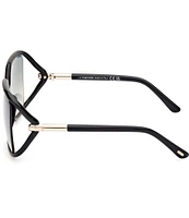 TOM FORD Women's Solange 60mm Butterfly Sunglasses