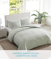 Tommy Bahama Art Of Palms Cotton Reversible Comforter Mini Set